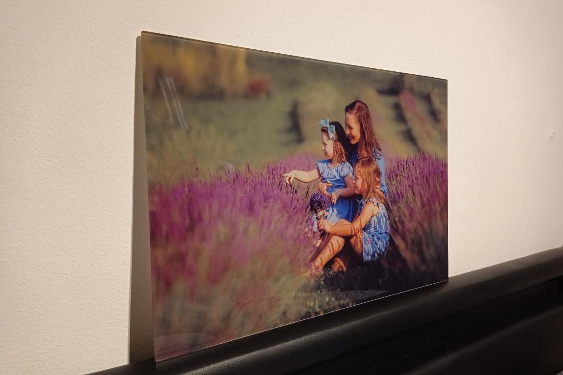 Fotobild auf Glas 90x60 cm aus Ihrem eigenen Foto