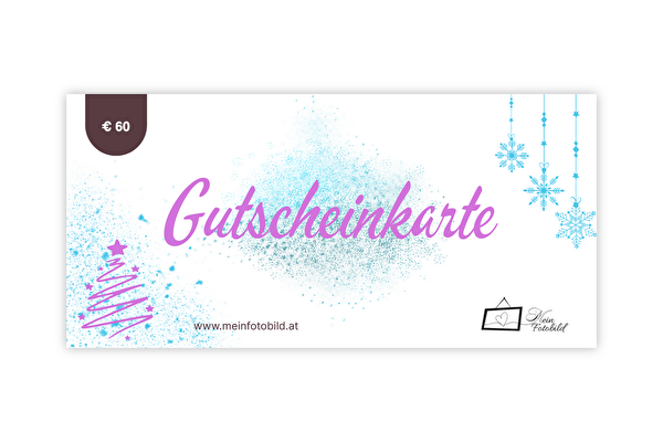 Gutscheinkarte 60 €
